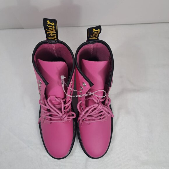 NEW Dr. Martens Zavala PINK Combat Boots LA004‎ size 7 Women’s shoes - Picture 4 of 11